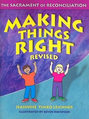 Paperback book titled Making Things Right: The Sacrament of Reconciliation by Our Sunday Visitor, with a cover featuring religious artwork.