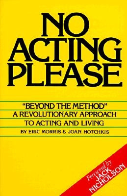 Paperback of "No Acting Please" by Ermor Enterprises, featuring the book cover with bold title and author name on a plain background.