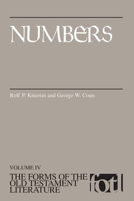 Numbers Paperback William B. Eerdmans Publishing Company