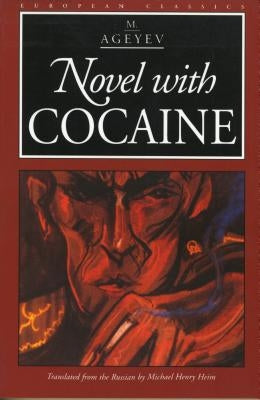 Paperback novel titled "With Cocaine" published by Northwestern University Press, featuring a close-up of the book cover.
