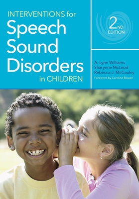 Interventions for Speech Sound Disorders in Children Paperback Brookes Publishing Company