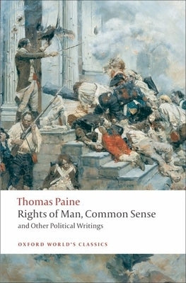 Paperback of "Rights of Man, Common Sense, and Other Political Writings" by Oxford University Press, USA, showing the cover and title.
