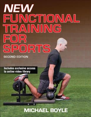 Paperback book titled "New Functional Training for Sports" by Human Kinetics Publishers, featuring a cover with athletic and training imagery.