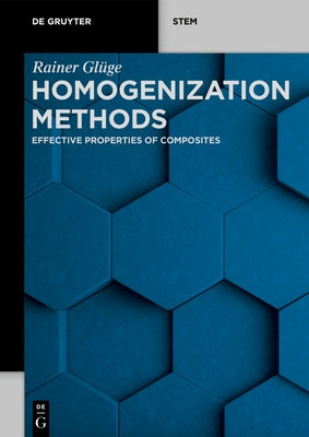 Homogenization Methods Paperback de Gruyter