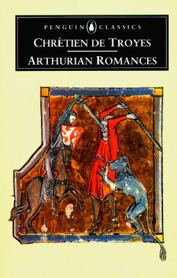 Paperback of Arthurian Romances by Penguin Group, featuring classic medieval illustrations on the cover.