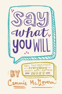 Say What You Will Paperback Harperteen