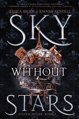 Paperback copy of Sky Without Stars novel by Simon & Schuster Books for Young Readers, showing the front cover with starry night design.