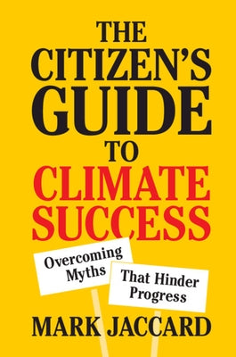 Paperback book titled "The Citizen's Guide to Climate Success" by Cambridge University Press, featuring a cover with climate imagery.