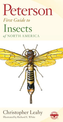 Illustration from Peterson First Guide to Insects showing various colorful insects on a white background.