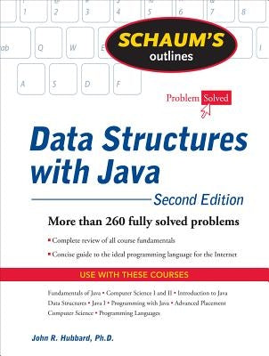 Schaum's Outline of Data Structures with Java Paperback McGraw-Hill Companies