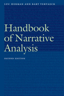 Handbook of Narrative Analysis Paperback University of Nebraska Press