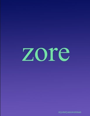 zore Paperback Lulu.com