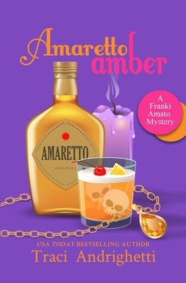 Paperback of Amaretto Amber: A Private Investigator Comedy Mystery by Limoncello Press, featuring a cover with a mysterious detective theme.