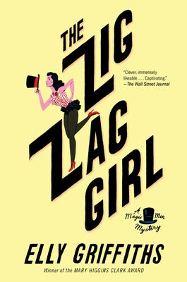 Paperback of The Zig Zag Girl by Mariner Books, showing the front cover with colorful geometric zigzag design.