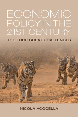 Paperback book titled "Economic Policy in the 21st Century: The Four Great Challenges" by Cambridge University Press.