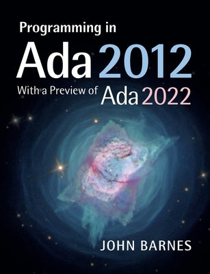 Paperback book titled "Programming in Ada 2012 with a Preview of Ada 2022" by Cambridge University Press, featuring the cover design.