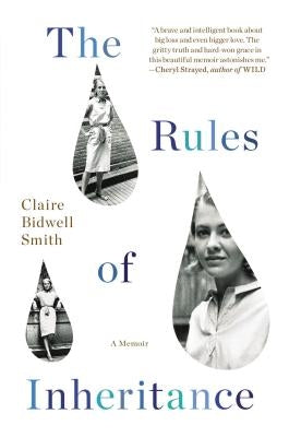 Paperback copy of The Rules of Inheritance memoir by Plume Books, featuring a cover with a minimalist design.