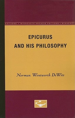 Epicurus and His Philosophy Paperback University of Minnesota Press