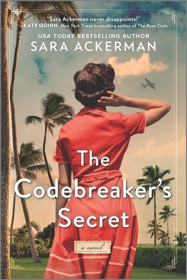 Paperback of The Codebreaker's Secret WWII novel by Mira Books, featuring a vintage-inspired cover design.