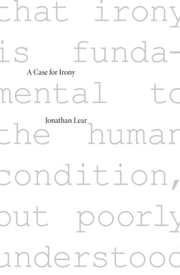 Case for Irony Paperback Harvard University Press