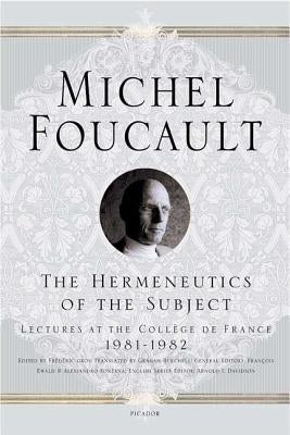 Hermeneutics of the Subject Paperback Picador Paper