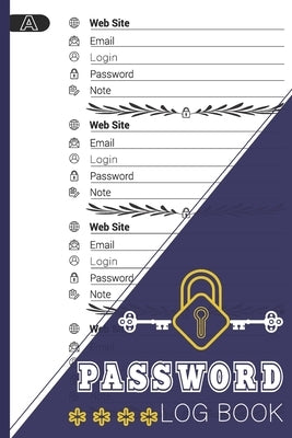 Password Log Book: Password Book with Alphabetical Tabs Paperback Independently Published