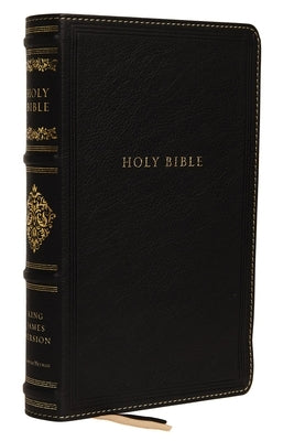 Kjv, Sovereign Collection Bible, Personal Size, Genuine Leather, Black, Red Letter Edition, Comfort Print: Holy Bible, King James Version by Thomas Nelson