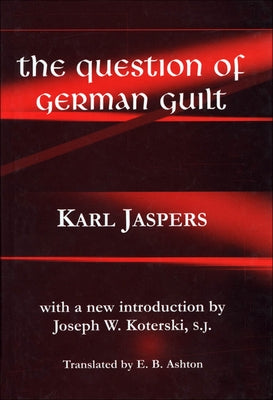 Question of German Guilt Paperback Fordham University Press
