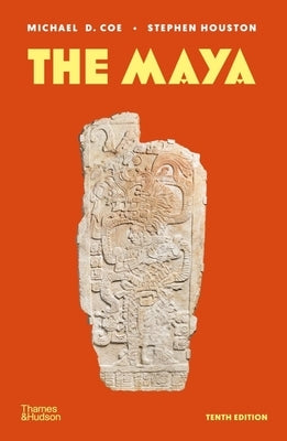 Paperback book titled The Maya by Thames & Hudson with colorful cover art featuring ancient Mayan symbols.