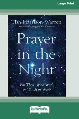 Paperback edition of "Prayer in the Night" by ReadHowYouWant, featuring a standard large print cover with calming religious imagery.