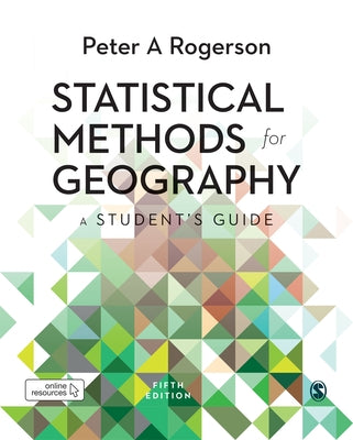 Paperback of Statistical Methods for Geography by Sage Publications Ltd, showing the book cover with title and author details.