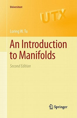 Paperback book titled "An Introduction to Manifolds" by Springer showing the front cover with geometric illustrations.