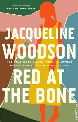 Red at the Bone paperback by Riverhead Books featuring a cover with a stylized illustration and bold title text.