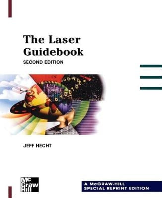 Paperback of The Laser Guidebook by McGraw-Hill Education, featuring a close-up of the book cover with title and author details.