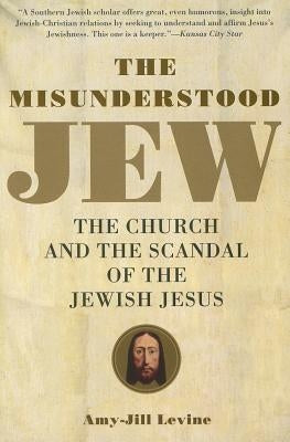 Cover image of "The Misunderstood Jew" book by HarperOne, featuring the title and a subtle Jewish-themed design.