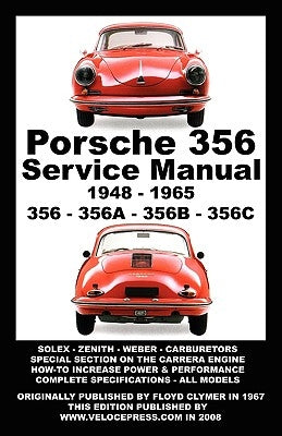 Porsche 356 Owners Workshop Manual 1948-1965 Paperback Veloce Enterprises, Inc.