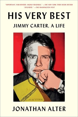 Paperback book titled "His Very Best: Jimmy Carter, a Life" by Simon & Schuster with a cover image featuring Jimmy Carter.