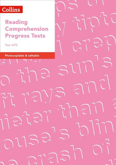 Year 4/P5 Reading Comprehension Progress Tests Paperback Collins