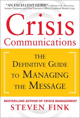 Crisis Communication (Pb) Paperback McGraw-Hill Companies