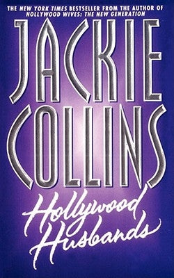 Paperback copy of Hollywood Husbands by Gallery Books featuring the book cover with bold title and colorful design.