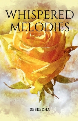 Paperback copy of Whispered Melodies by Notion Press, featuring a cover with artistic design and book title.