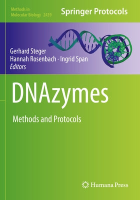 Dnazymes: Methods and Protocols Paperback Humana