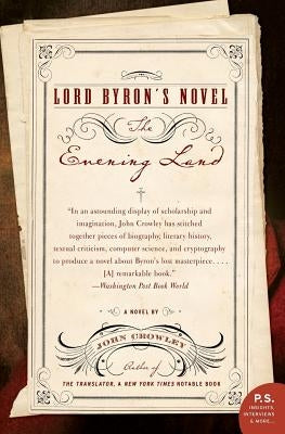 Lord Byron's Novel: The Evening Land Paperback William Morrow & Company