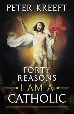 Paperback of Forty Reasons I Am a Catholic by Sophia Institute Press, showing the book cover with title and religious imagery