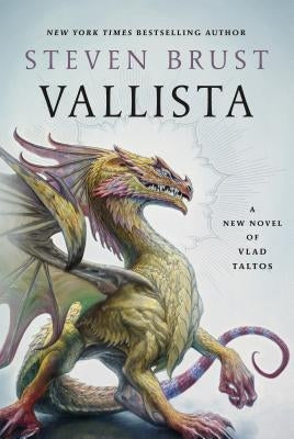 Paperback Vallista novel by Tor Books with a colorful cover featuring fantasy artwork and intricate illustrations.