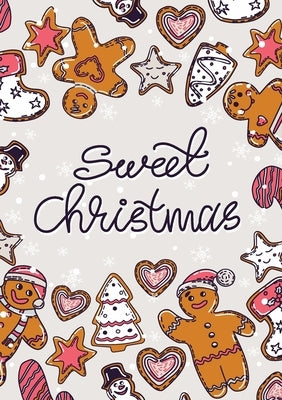 Merry Christmas Coloring Card: Cheaper and More Useful than a Card! (Sweet Christmas; Christmas Cookies; Gingerbread) Medium A5 - 5.83X8.27 Paperback Engage Books (Activities)