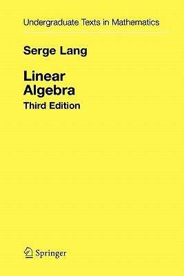 Linear Algebra Paperback Springer