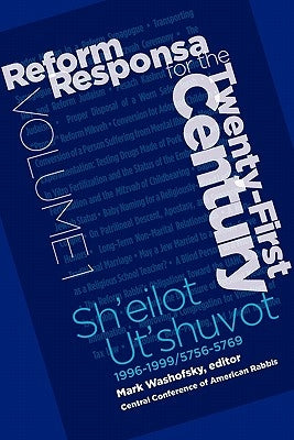 Reform Responsa for the Twenty-First Century Volume 1 Paperback Central Conference of American Rabbis