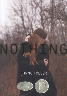 Paperback book titled "Nothing" by Atheneum Books for Young Readers, featuring a cover illustration with vibrant colors.