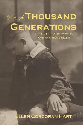 Paperback book titled "For A Thousand Generations" by Createspace Independent Publishing Platform, featuring a vintage-style cover.